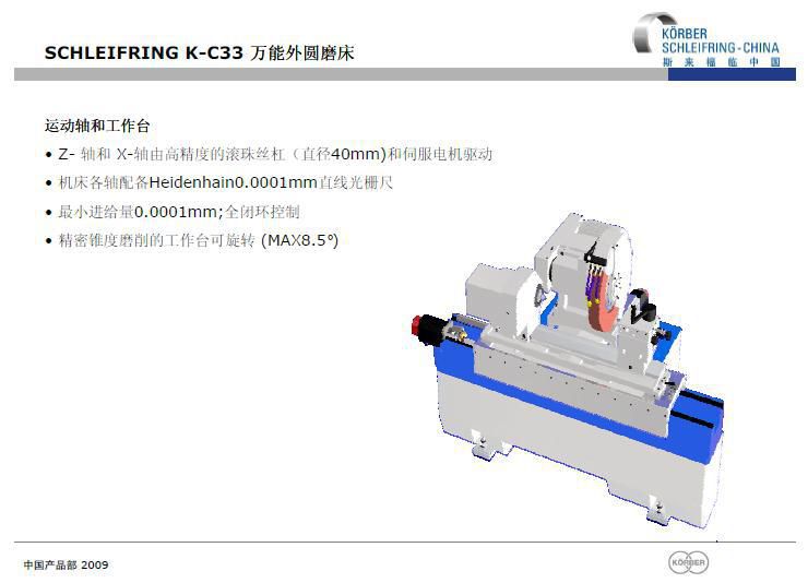 瑞士斯图特studer数控内外圆磨床kc33斯来福临华南总代理