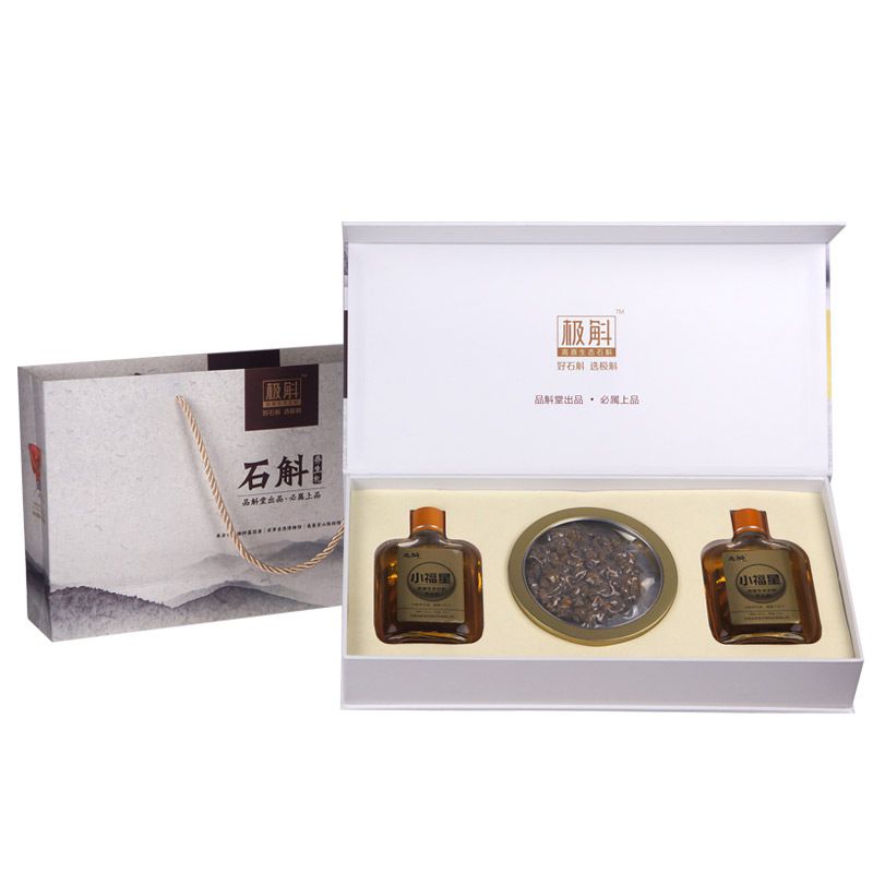石斛酒包装盒霍山石斛酒礼盒定制铁皮石斛酒盒设计保健酒包装厂