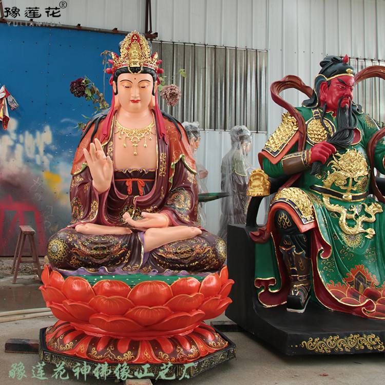 玻璃钢雕塑厂家 观音菩萨雕塑厂家 南海观音塑像 白衣观音佛像