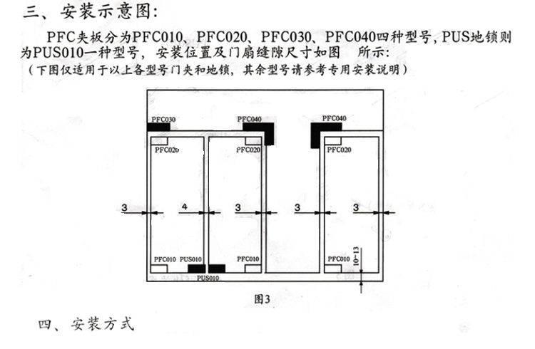 304不锈钢玻璃门夹地弹簧门无框门配件皇冠下夹pfc010型号