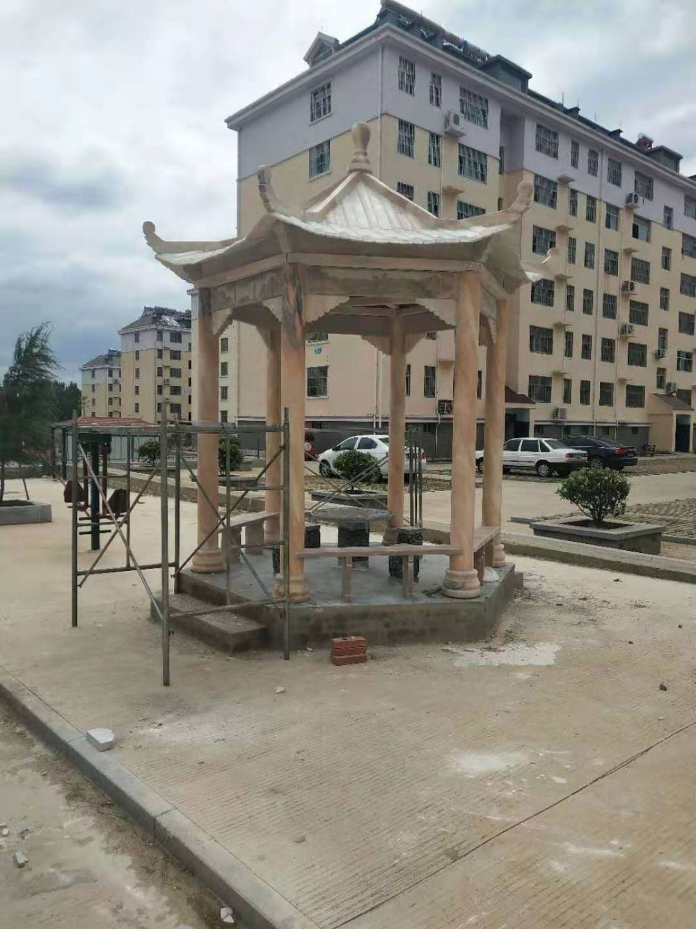 黄南晚霞红石亭子一般规格及价格