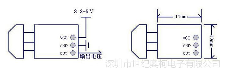 超小体积红外人体感应开关模块厂家批发定做