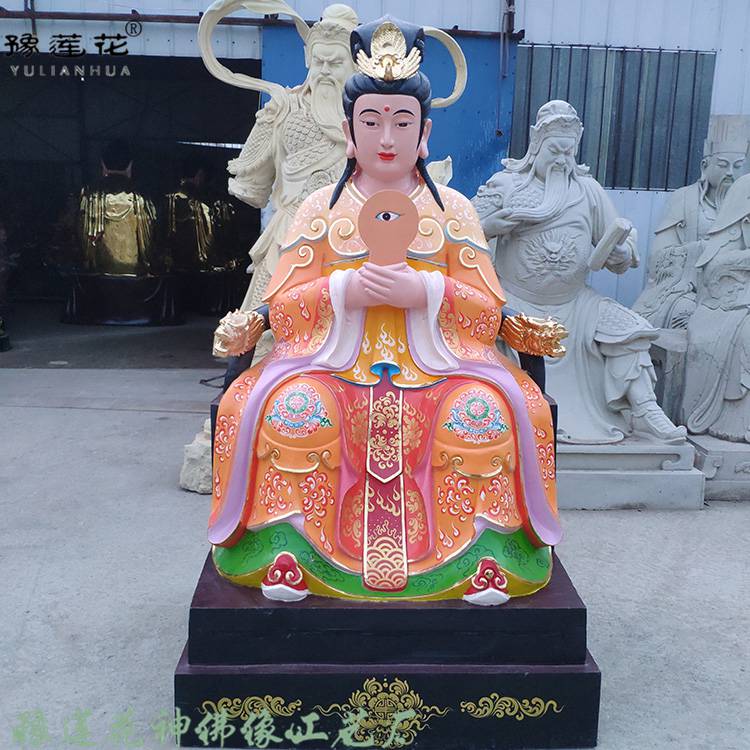 西顶碧霞元君庙十二老母塑像厂家太极老母神像祥云仙姑神像图片