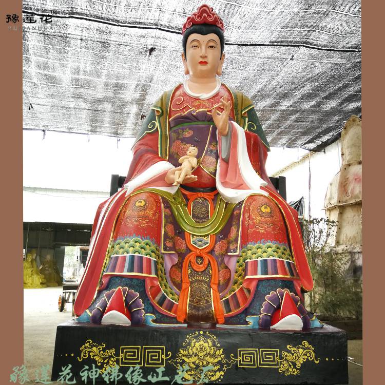 女娲娘娘神像传说 女娲老母神像厂家 ***圣母佛像 地藏老母塑像