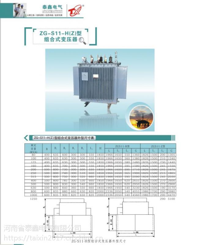 泰鑫s11315kva油浸式变压器