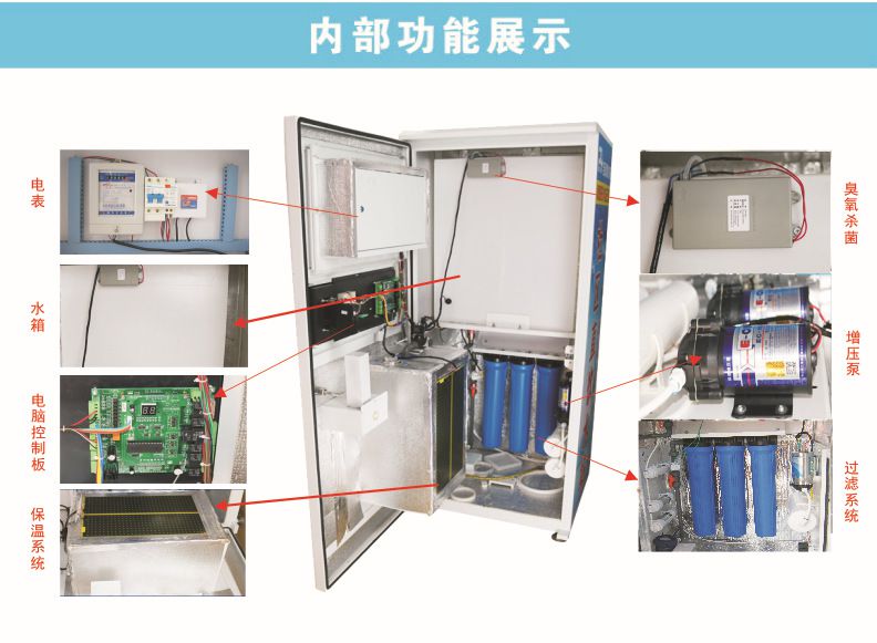 小区全自动售水机ro反渗透净水机400g售水机商用纯水机