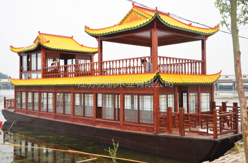 大型水上游船旅游观光船双层画舫船