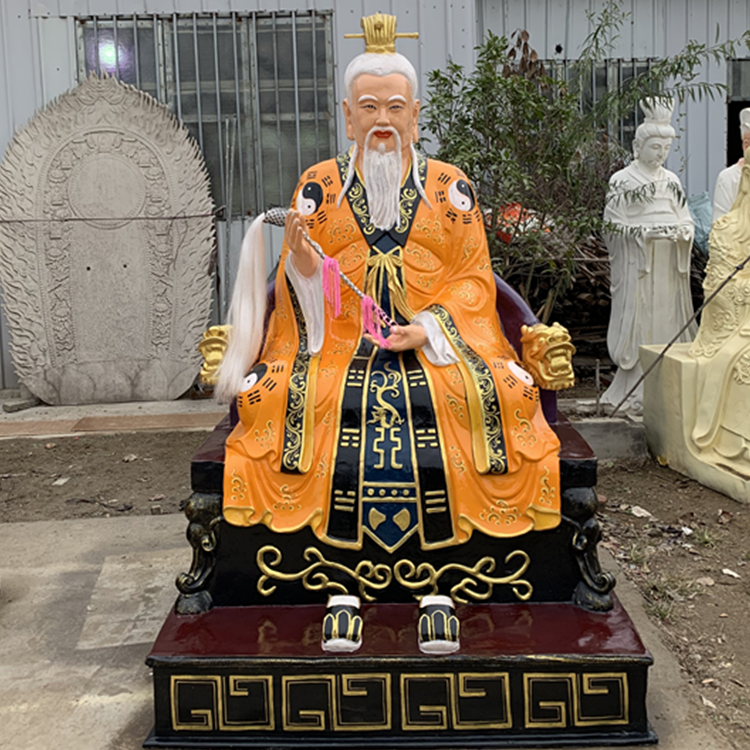 道教祖师神像骑牛老君神像三清祖师爷神像鸿钧老祖元始天尊树脂神像