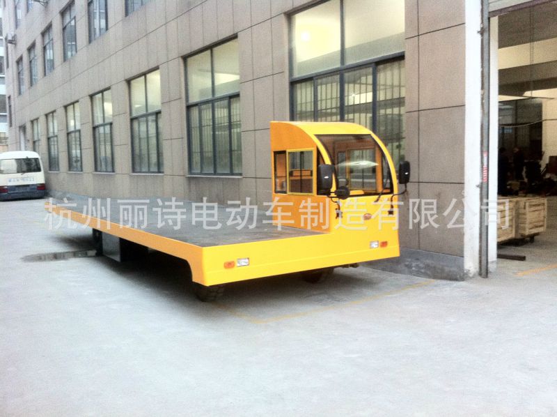 杭州丽诗电瓶搬运车长料货车定制搬运车单边运输车图片