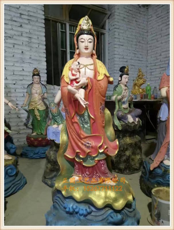 正圆佛像雕塑三十三观音厂家观音菩萨三十二应身生产厂家
