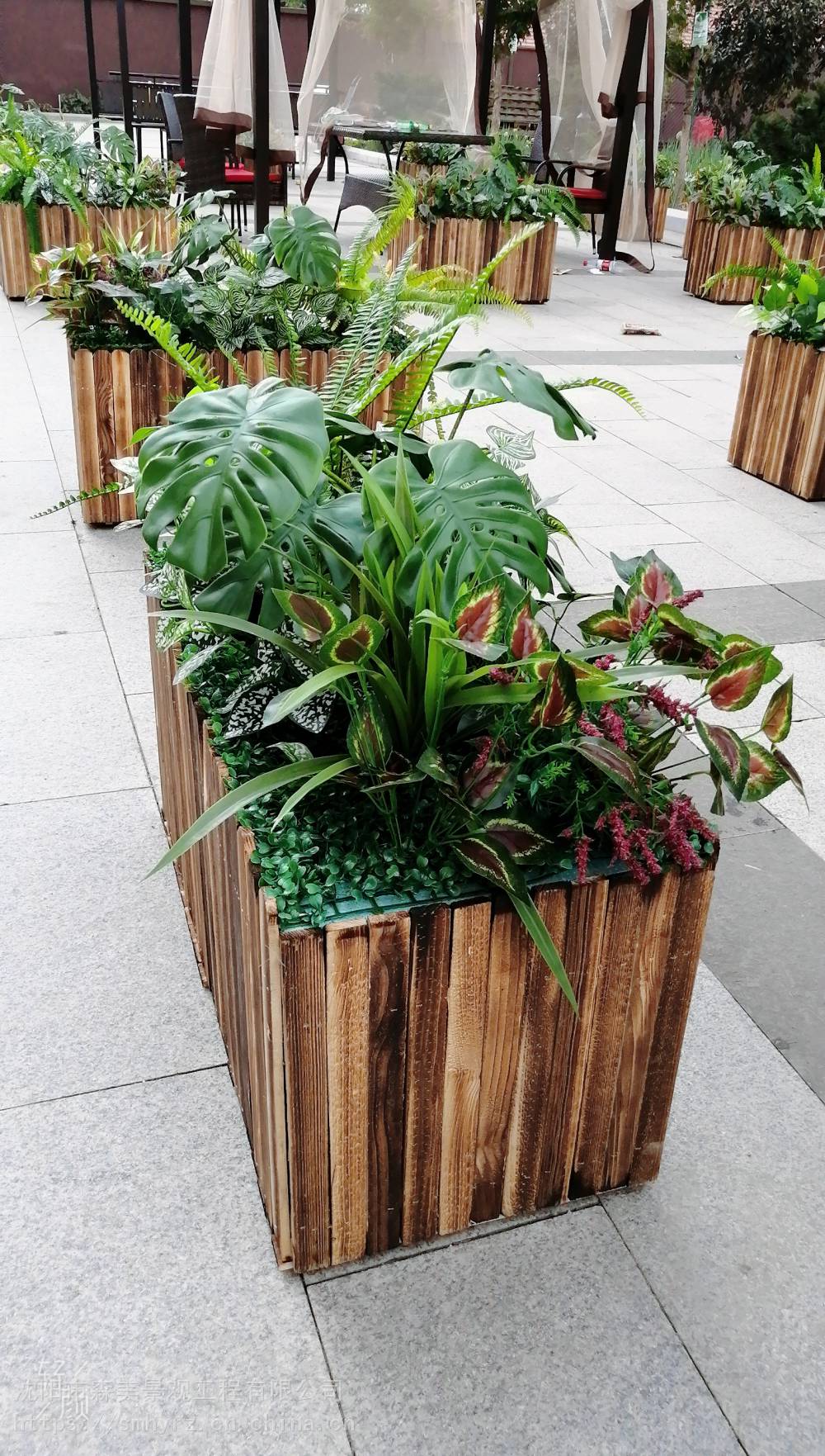 鞍山室内室外仿真植物造景