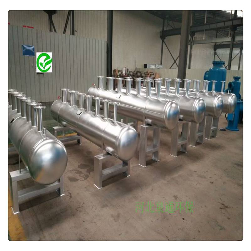 保定易县大型分集水器厂家采暖分集水器喷塑地暖分水器公司