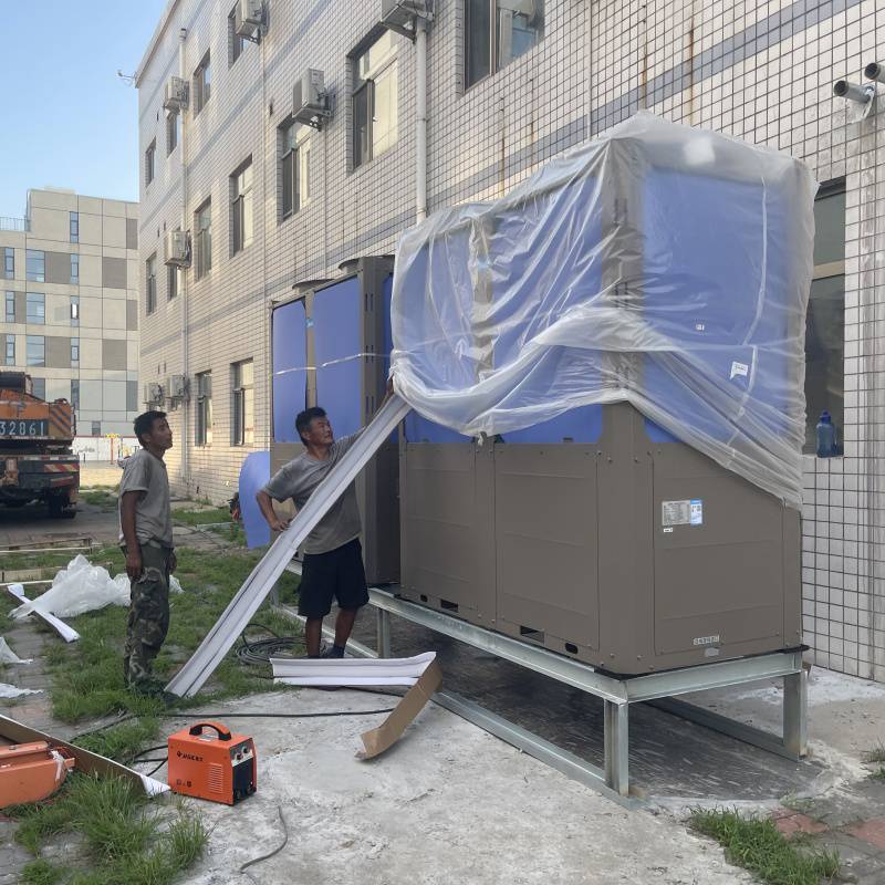 浴室热水设备 空气能热泵热水工程报价