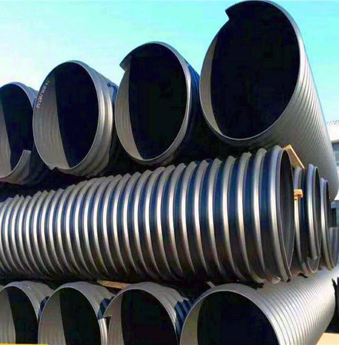 大理市HDPE钢带增强波纹管-HDPE缠绕波纹管-钢带缠绕管