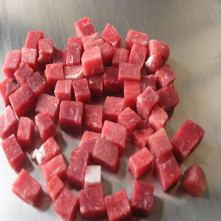 景翔牌牛肉切丁机鸡鸭冻肉切丁机切冻牛肉粒