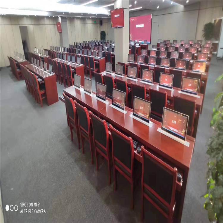 智能会议桌 升降器会议桌 现代简约会议桌 布兰斯 环保油漆