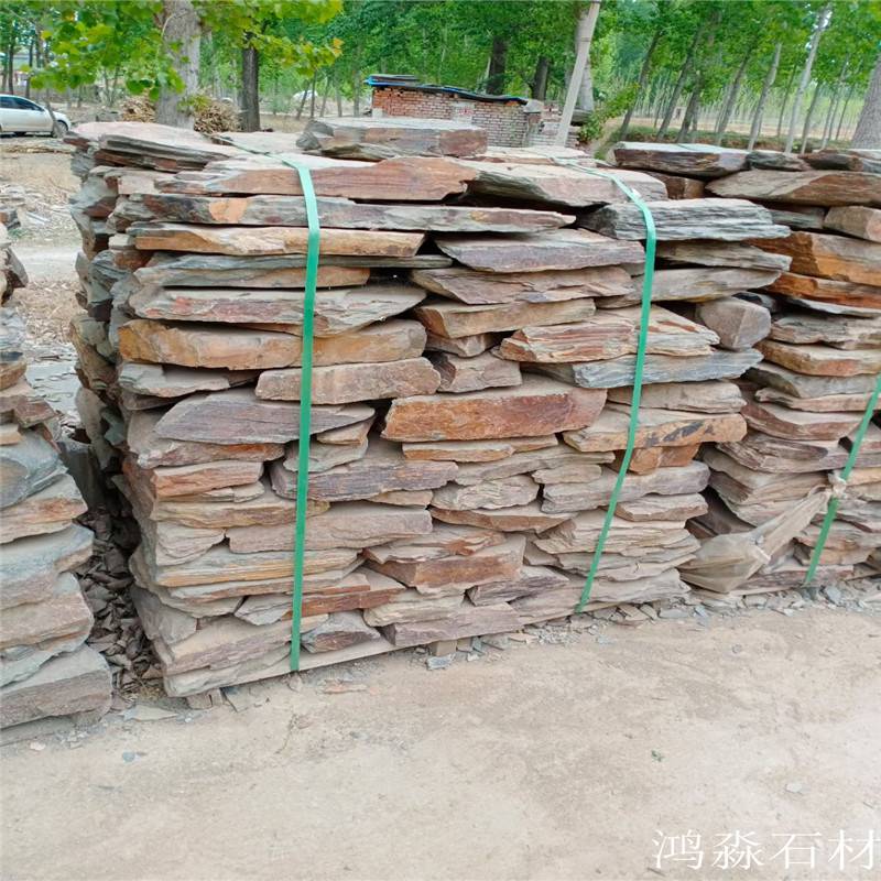 护坡石 乱型垒墙石加工定制 片石挡墙加工定制