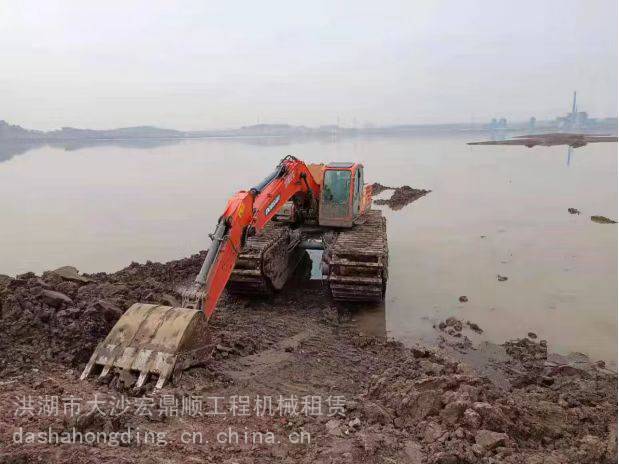 台州哪里有水上浮船挖掘机出租价格表