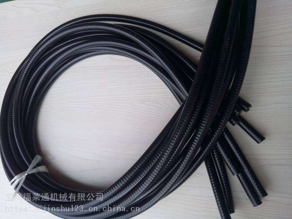 【宿州304不锈钢双扣包塑金属软管 7mm平包蛇皮管批发