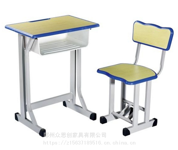 株洲石峰学生校园教室双人一体课桌凳加工定制众思创家具