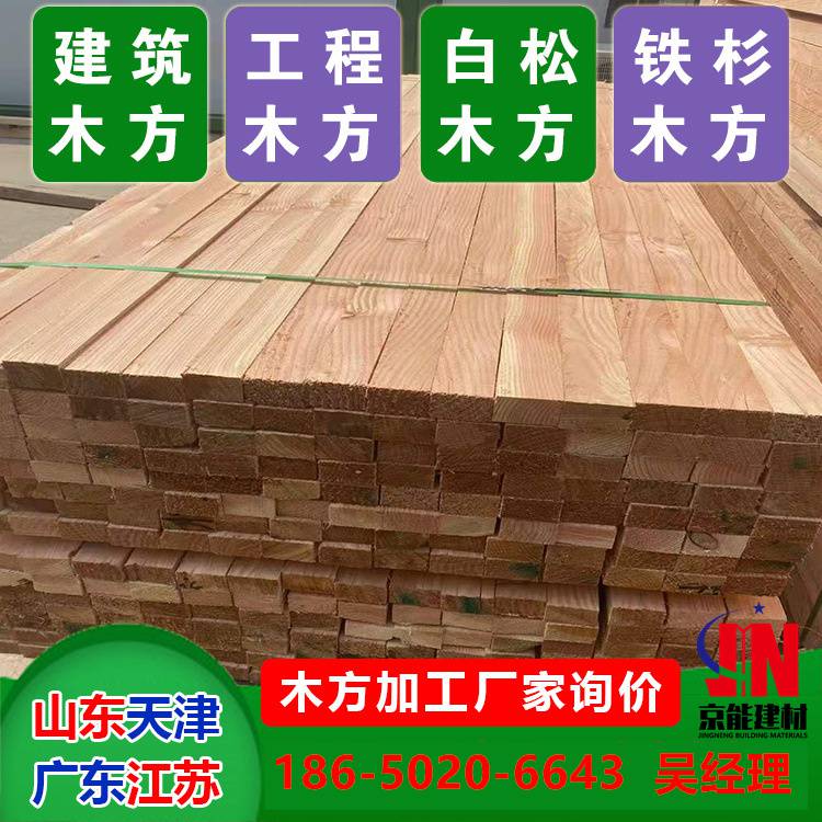 天津津南高规格抛光木方价格落叶松京能建材