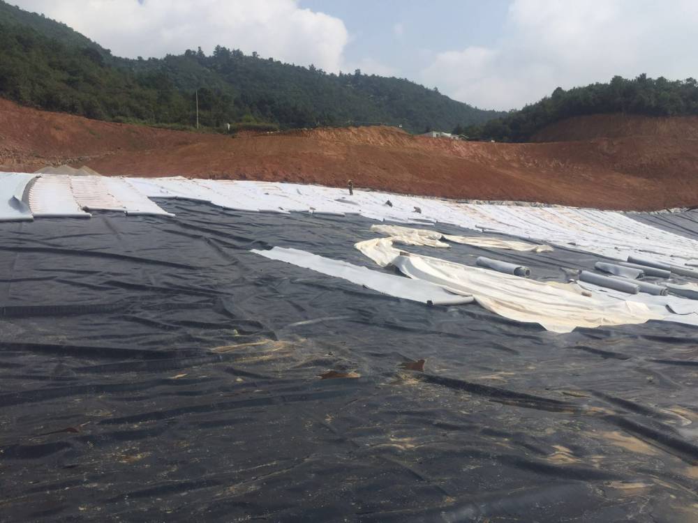 宣威市HDPE防渗膜-防渗土工膜-糙面防渗PE膜