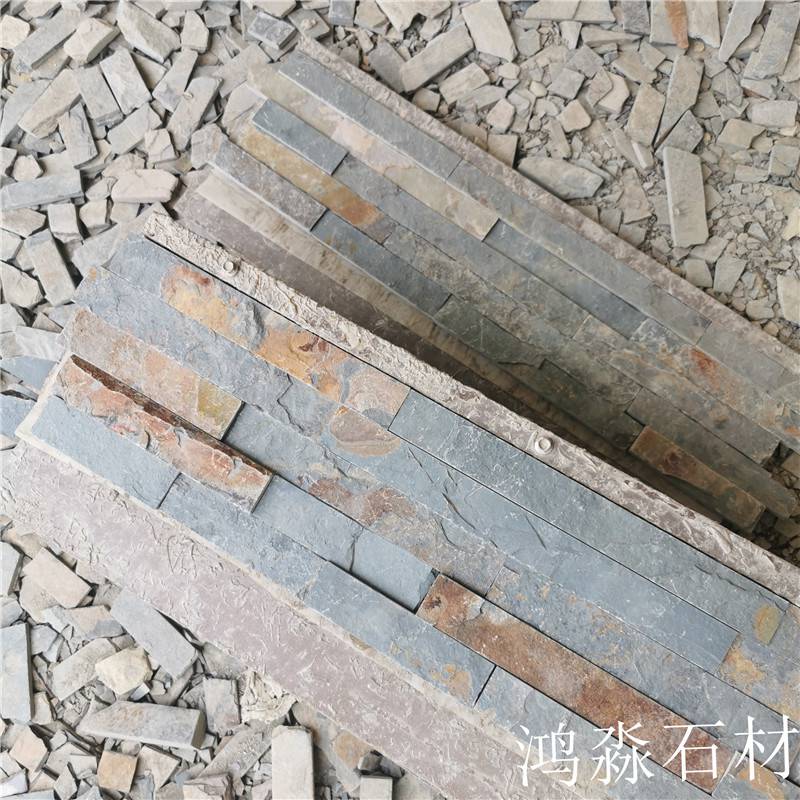 赞皇 公园地铺石直供 保山虎皮黄碎拼文化石