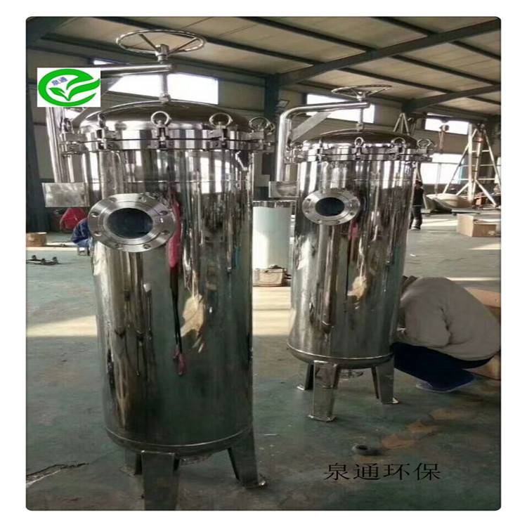 河北广平304不锈钢机械过滤器洗衣液过滤器水处理过滤器厂家