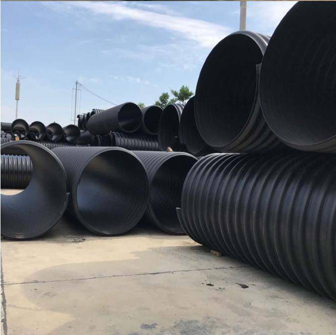 云南省普洱市江城哈县HDPE钢带增强波纹管-HDPE缠绕波纹管-钢带缠绕管