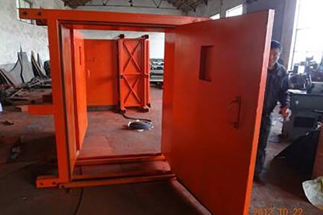 矿用双向风门气动闭锁装置济宁和利隆厂家-毕节