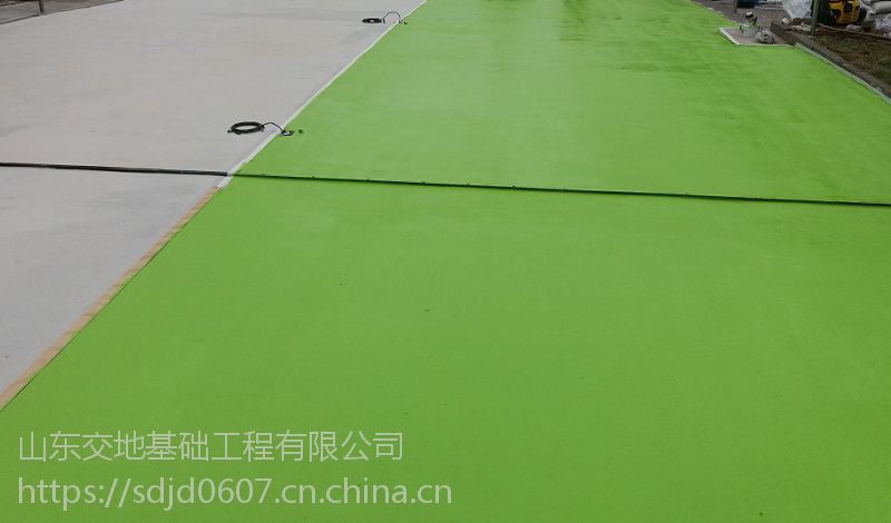 河北彩色防滑路面材料哪家好廊坊mma彩色路面涂料