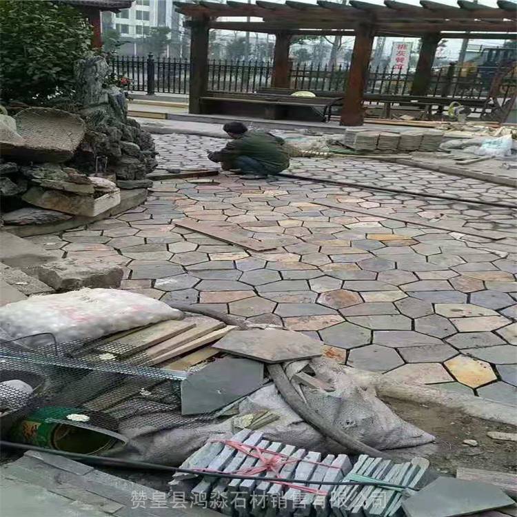 赞皇 天水花岗岩垒墙石现货出售 黄锈石垒墙石