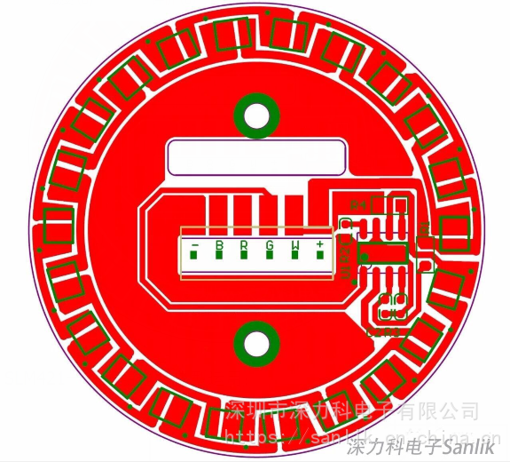 slm421a双通道冷暖色深度调光方案线性恒流led驱动芯片
