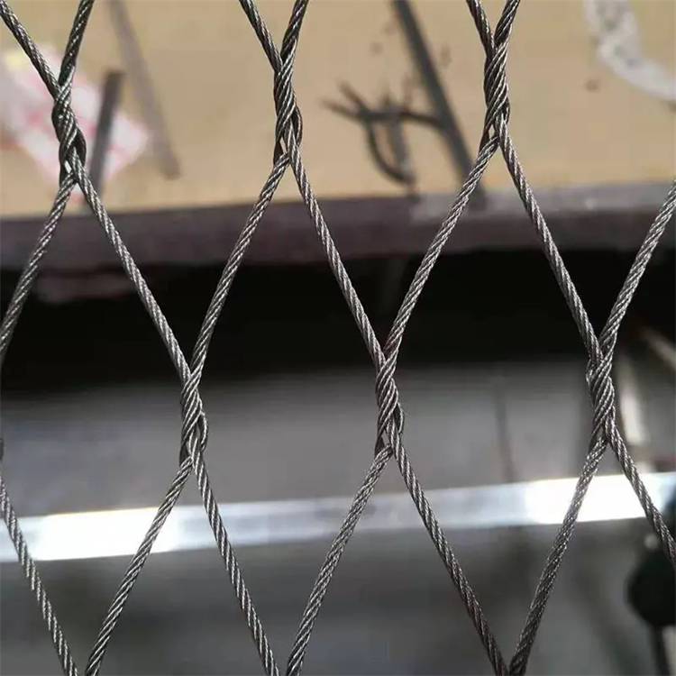 昌吉钢丝绳防护网规格/乌鲁木齐钢丝绳网厂家/新疆捷信金业