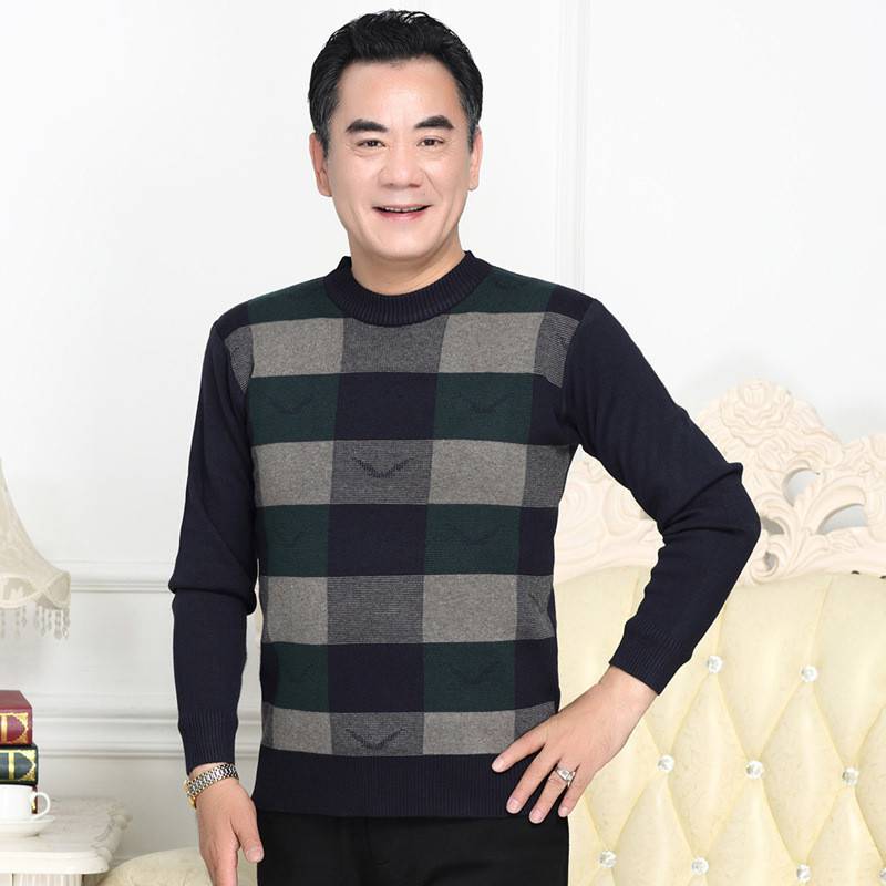 保暖毛衣休闲长袖圆领外贸出口T恤服装批发秋装库存长袖男装t恤