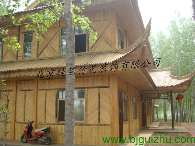 桂竺竹艺竹屋 景区生态园度假村竹房子 竹别墅木屋别墅整体竹木建筑