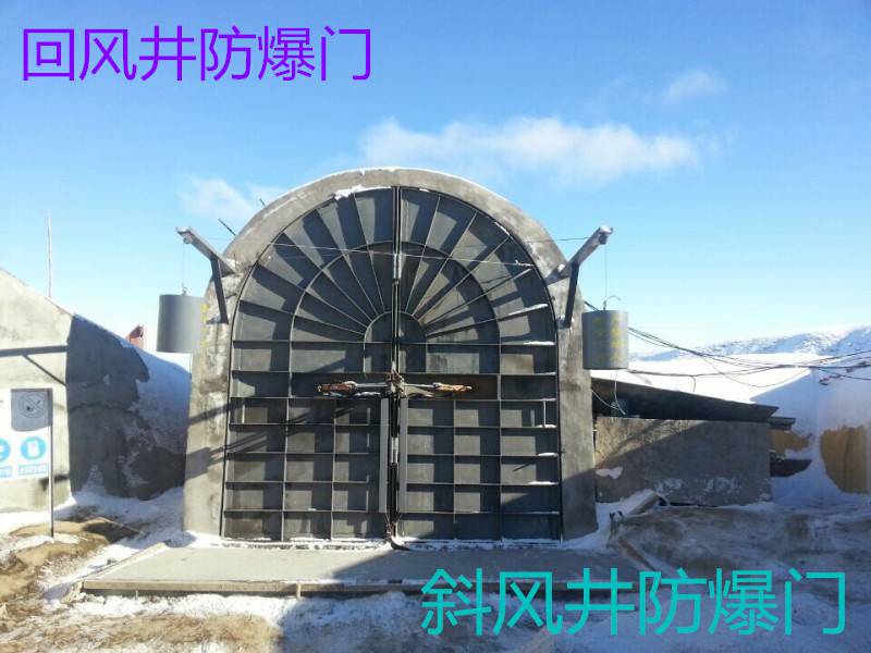 乌海斜风井防爆门立井防爆门结构对照量身定制