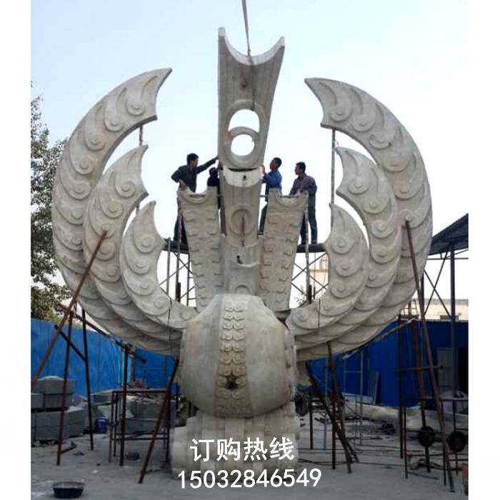 切面火凤凰雕塑厂家 街头雕塑 景观雕塑