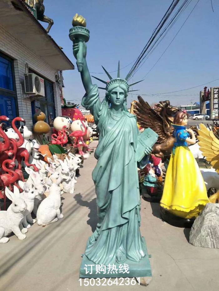 户外自由女神雕塑厂家 街头雕塑 花园自由女神雕塑市场价格  