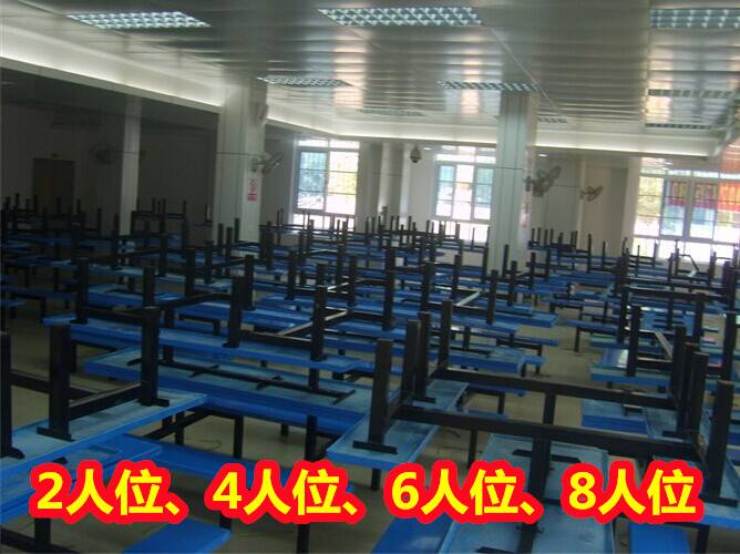 广西南宁学校食堂餐桌椅--员工餐桌椅--支持定制