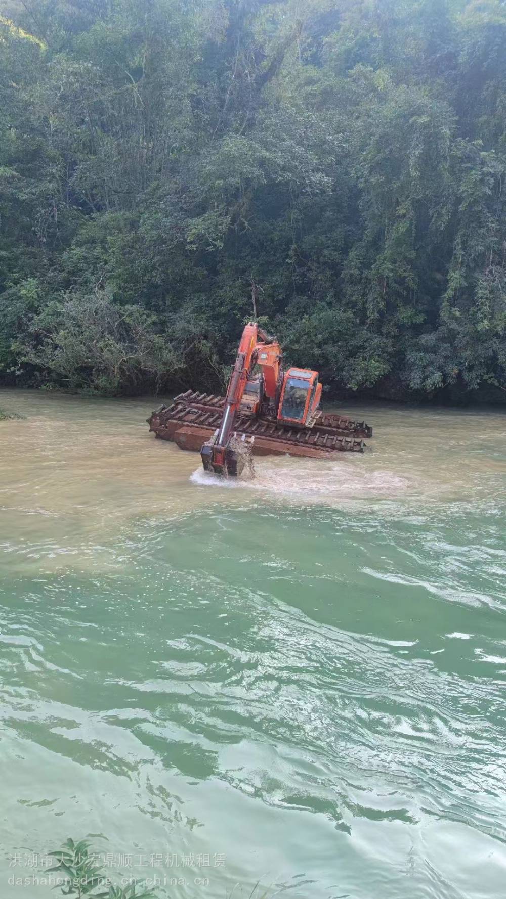 金华湿地水陆挖掘机出租周边有