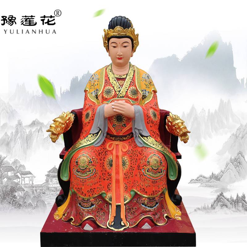 十二老母神像 寺庙红衣老母神像 三大老母神像 西天老母神像