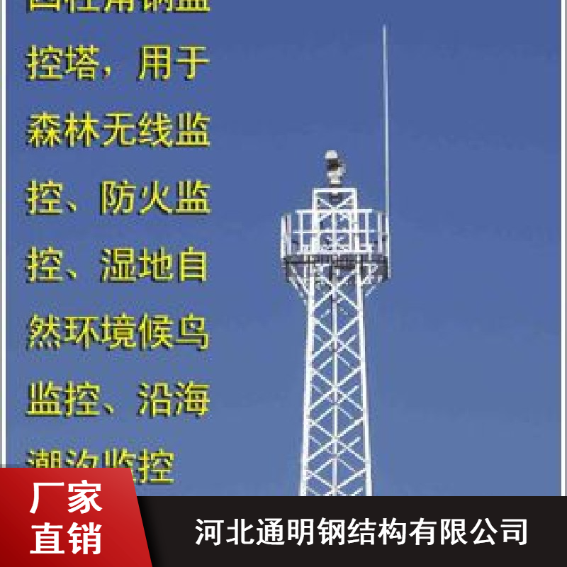20米25米热镀锌监控塔道路监控塔通明监控塔