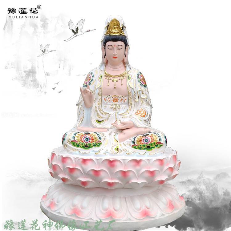 1.6米观音雕塑厂家 观音菩萨佛像 ***观音菩萨佛像 鳌鱼观音佛像