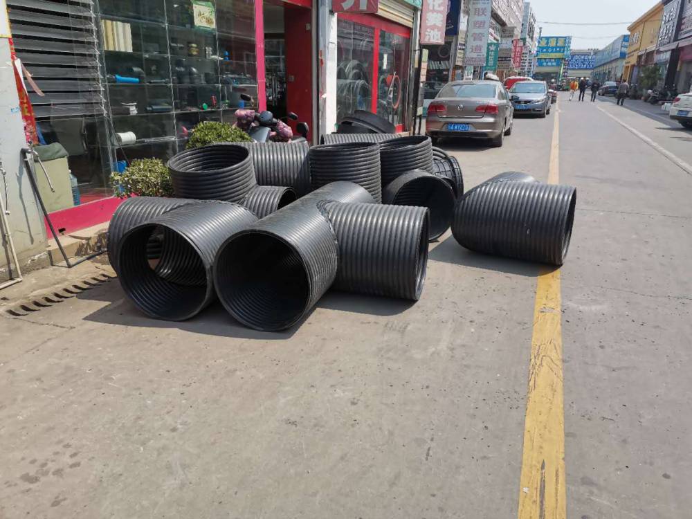 云南省丽江市玉龙纳县HDPE钢带增强波纹管-HDPE缠绕波纹管-钢带缠绕管