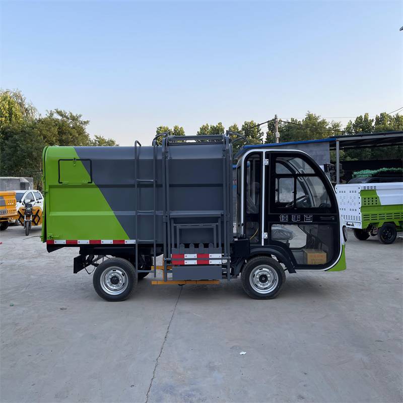 电动保洁车 晟宇 环卫电动四轮挂桶式垃圾车 街道挂桶垃圾清运车