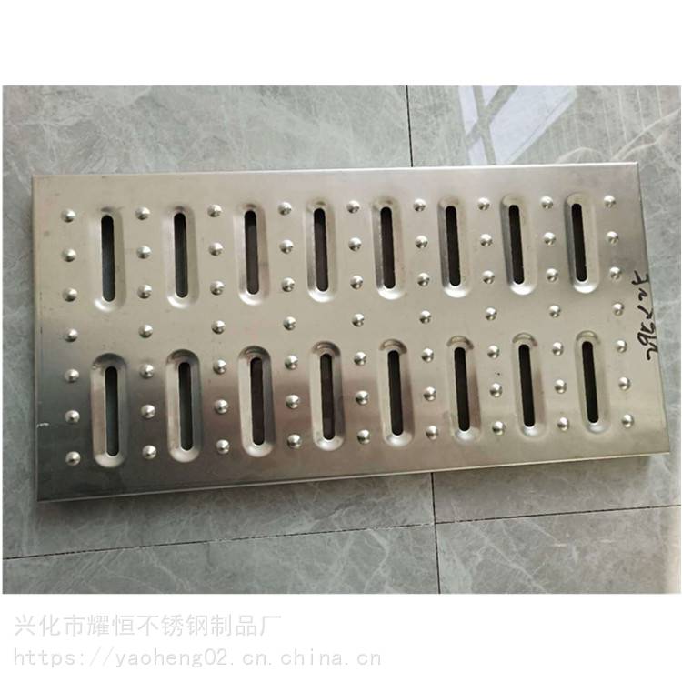 玻璃栈道 不锈钢踏步钢格板 不锈钢缝隙盖板 Φ30-300