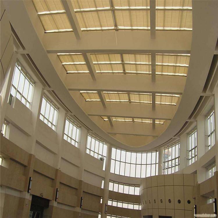 房山室内天棚帘 智能电动窗帘 环保无味