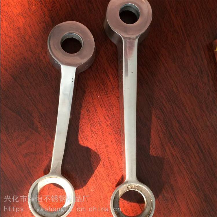钢梁连接 不锈钢驳接爪尺寸参数 玻璃幕墙爪件 非标精铸件加工