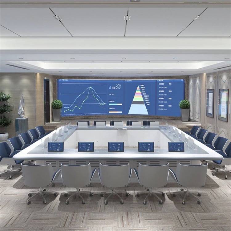智能电动升降办公桌 升降器会议桌 现代简约会议桌 布兰斯 环保油漆